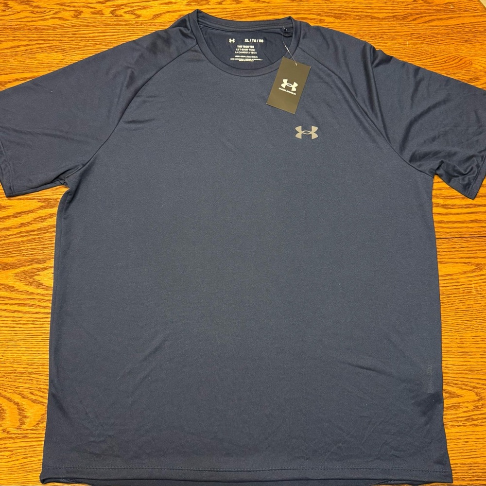 Under Armour Men's Dark Blue Short Sleeve Tee
